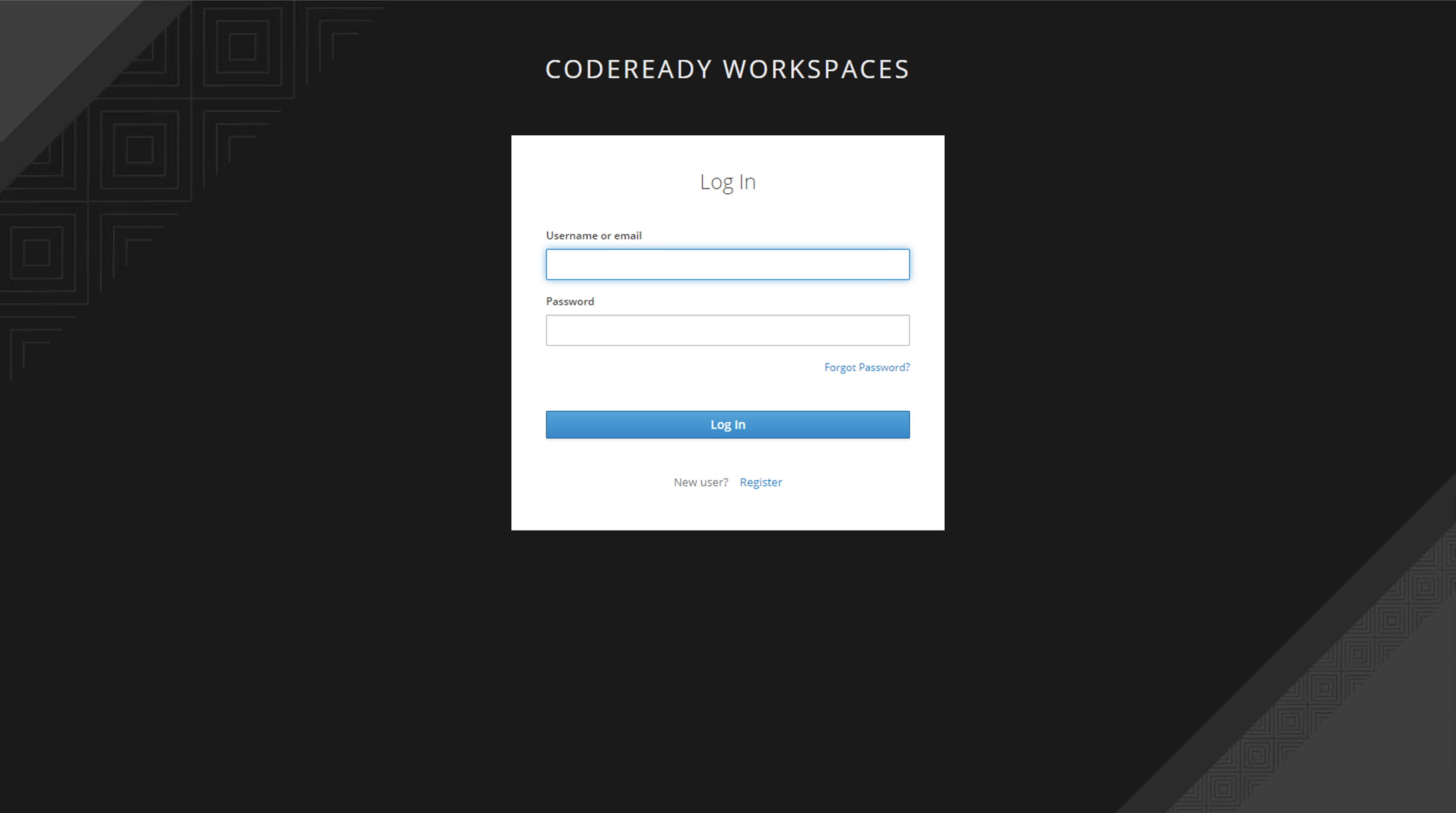 Register an account