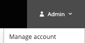 Admin link