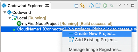 Adding new remote project