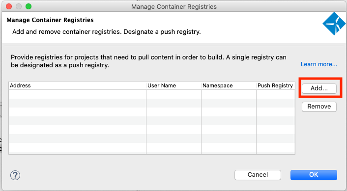 Open Registry Manager