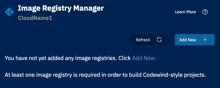 Adding Registry