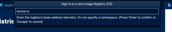 New Registry