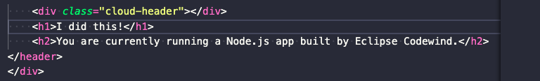 image of the text change